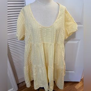A New Day yellow dress XXL